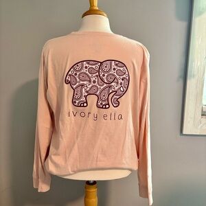 Ivory Ella Women’s Light Pink Long Sleeve T-Shirt